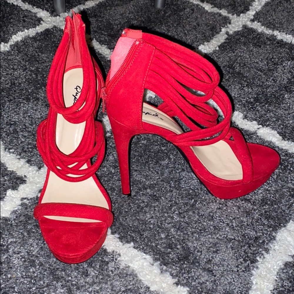 High heel shoes
